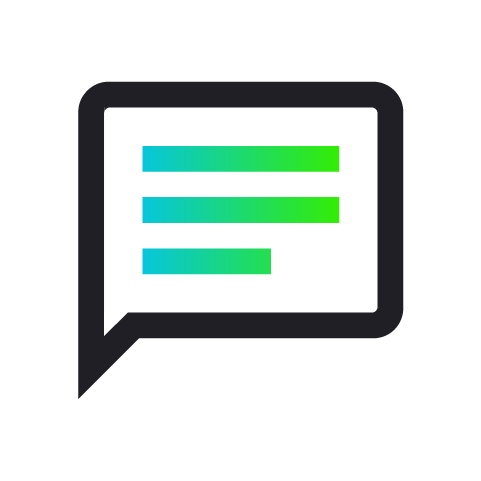 Blog icon in black