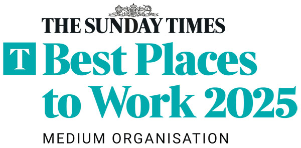 Sunday Times Best Places to work logo 2025